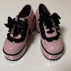 新品　マイメロ　耳付厚底ローファー　靴　　地雷系　量産型　ピンク×ブラック　23 71UXJl-f95L._UY900_.jpg