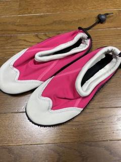 マリンシューズ ピンク　洗濯済み