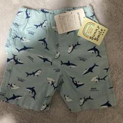 新品タグ付き　サメ柄パンツ 80サイズ 綿100%