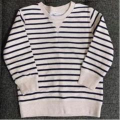 無印良品 ボーダートレーナー 100