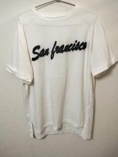 San francisco 刺繍 ホワイト Tシャツ Lサイズ