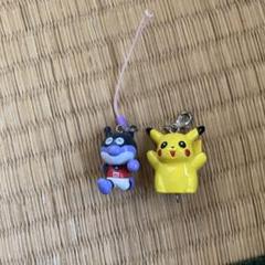 ピカチュウとマスコットキャラクター ストラップセット