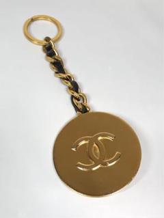 シャネル　デカ　チャーム　キーホルダー　キーリング