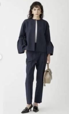 美品✨ Mila Owen セットアップ フォーマル パンツスーツ 入学卒業 S 卒入園・卒入学】シワにならず“終日キレイ見え”のセットアップは