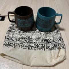 新品】STUSSY×DINEX8ozマグカップ 2個セット袋付き