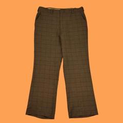 70s jcpenny ロケットタロン　talon フレアスラックス　517 80's~ Vintage Navy Slacks Rocket Talon 80年代 ネイビー 紺
