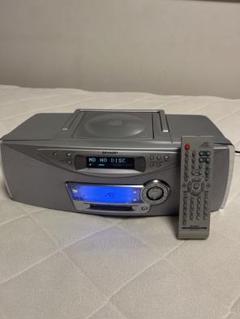 新品未使用　SHARP Auvi CD MDコンポ シルバー SD-FX10-S シャープ、1ビットデジタルアンプ内蔵のCD/MDシステム