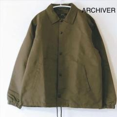 《新品》ARCHIVER タスランコーチ ジャケット ブルゾン カーキグリーン