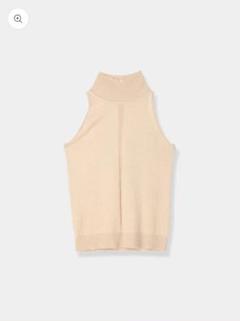 【新品未使用】American sleeve knit tops ベージュ