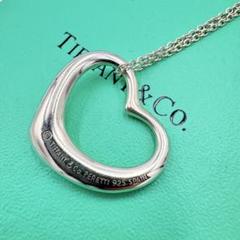 Tiffany&co オープンハートネックレス ラージ エルサペレッティ SV