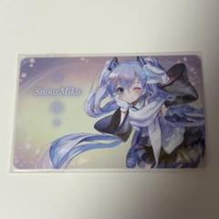 雪ミク 初音ミク ファンカード