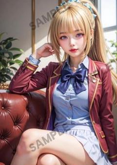 AI美少女 コスプレ 下着 サイズを選べる 高画質 ポスター S-0820
