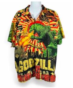 ゴジラ　VS モスラ　Godzilla vs Mothra　シャツ　メンズL