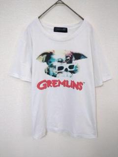 ムービーTシャツ　グレムリン　メンズL　ギズモ　白色　綿100％　前面プリント