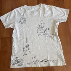 大阪万博高山寺国宝鳥獣人物戯画グレー Mサイズ イラストTシャツ