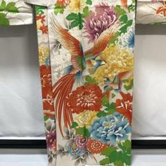 C309正絹 中振袖 金駒刺繍 金彩 着物 - メルカリ