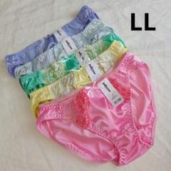 【LL】5枚 レディースショーツ 大きいサイズ XL まとめ売り(H441)のサムネイル