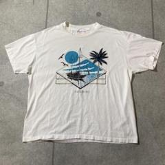 80s90sシングルステッチ 半袖Tシャツ 英国領トルトラ島 USA製Hanes