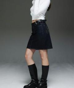 GLOWNY ミニスカート ジェニー着用 Sサイズ ☆GLOWNY☆GIRLFRIEND RUFFLE MINI SKIRT☆送料・関税込