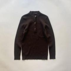 ☆極美品☆PRADA☆プラダ☆サマーニット☆ブラウン☆ヴィンテージ☆