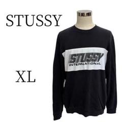 STUSSY ステューシー ブラック トレーナー・スウェット トップス XL