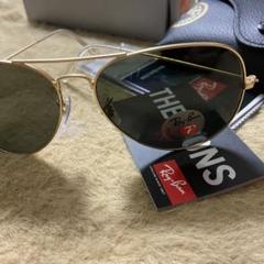 Ray-Ban RB3025 アビエーターサングラス ゴールドBYMLSE