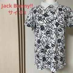 美品 Jack Bunny!!☆スケートボードポロシャツ サイズ1 ゴルフウェア