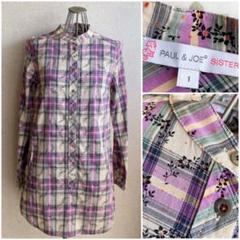 PAUL & JOE SISTER カーディガン風トップス　ドットブラウス　美品 PAUL & JOE SISTER カーディガン風トップス ドットブラウス 美品