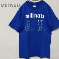Mill Nuts(ミルナッツ）　Tシャツ　グッズ　青　ブルー　プリントTシャツ