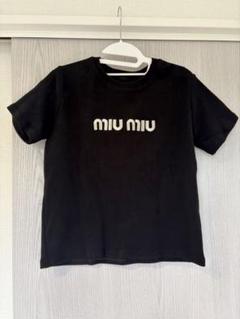 hisa様★専用★miu miu ブラック Tシャツ Sサイズ miumiu ブラックTシャツ sサイズ - メルカリ
