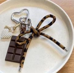 じゃらじゃらキーホルダー ♡ リボン チョコ ハート