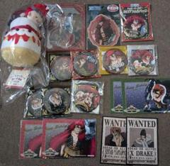 ONEPIECE　ワンピース　ユースタス・キッド、ドレーク缶バッチ 開封済み 未使用 ユニバ ONE PIECE 缶バッチ ユースタス・キッド