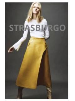 未使用】ストラスブルゴ STRASBURGOマリンフレアスカート size38