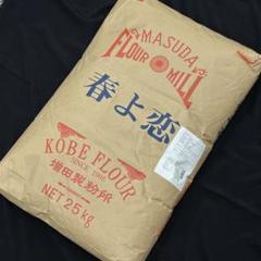 「賞味期限2025年7月17日】 春よ恋　増田製粉所　業務用小麦粉 25kg 2袋 賞味期限2025年7月17日】 春よ恋 増田製粉所 業務用小麦粉