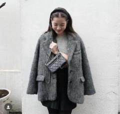 新品未使用タグ付き⭐️ベースメント モヘアシャギージャケットコート ベージュ ベースメントオンライン モヘアシャギージャケットコート ベージュ