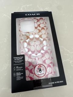 COACH　スマホケース　新品未使用　iPhone15pro 6.1　シグネチャ Amazon.co.jp: [Coach] iPhone 15 Pro ケース Leather Slim Wrap