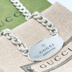 現行　GUCCI タグ付き　トレードマーク　チェーン　ネックレス