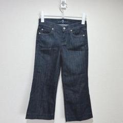 【7 for all Mankind】ダークデニム クロップド丈　25サイズ