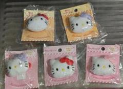 サンリオ ぬいヘアゴム・ぬいバッジ ハローキティ