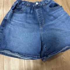 デニム ショ-トパンツ　　160 ユニクロ