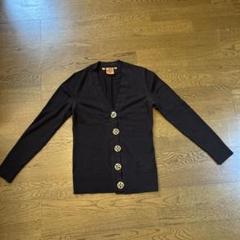 美品未使用 TORYBURCH トリーバーチ ペプラム ウール ニット パープル 美品未使用 TORYBURCH トリーバーチ ペプラム ウール ニット
