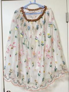 フランシュリッペ・刺繍チュールスカート大きいサイズ - メルカリ
