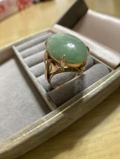 希少　翡翠　瑪瑙指輪　18k アンティーク m93291336800_1.jpg?1671779166