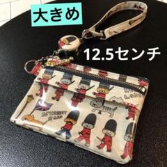 ☆ 2個も入るスマートキーケースダブルファスナー　猫柄ラミネート生地ハンドメイド