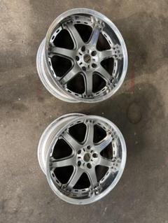 WEDS ERM 18インチ9j？114.3 リバレルベース深リム
