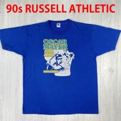 90s　USA製　ラッセル　シングルステッチ　ベースボール　Tシャツ　XL