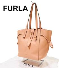 FURLA フルラ トートバッグ ネット M ショルダー レザー ピンク 肩掛け