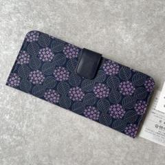▼新品未使用品　印傳屋　長財布　INDENYA　紫　花柄 2310_6041_50.jpg