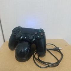 PS4 コントローラー ブラック 充電スタンド付き