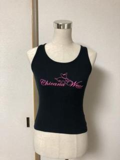 ♡Chicana Wear タンクトップ  (ブラック)のサムネイル
